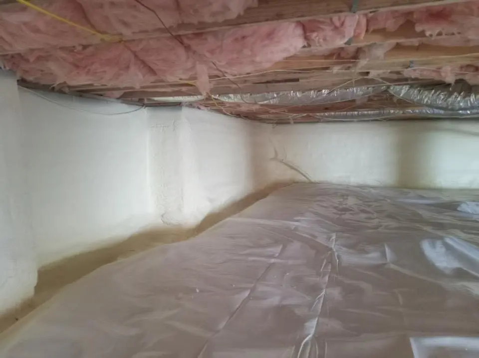 Crawl space encapsulation with closed-cell spray foam for Spray Foam Roofing Repair in Desert Palms